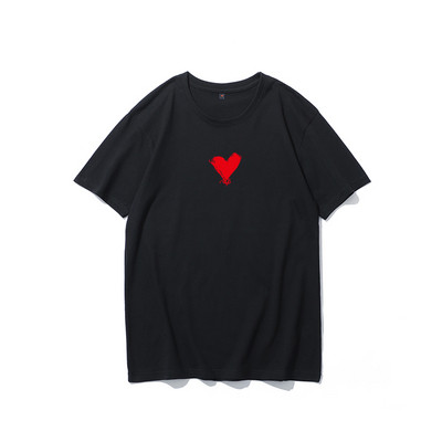 Női pamut póló rátéttel több színben