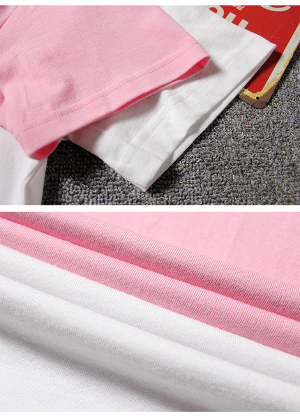 Női pamut póló rátéttel több színben