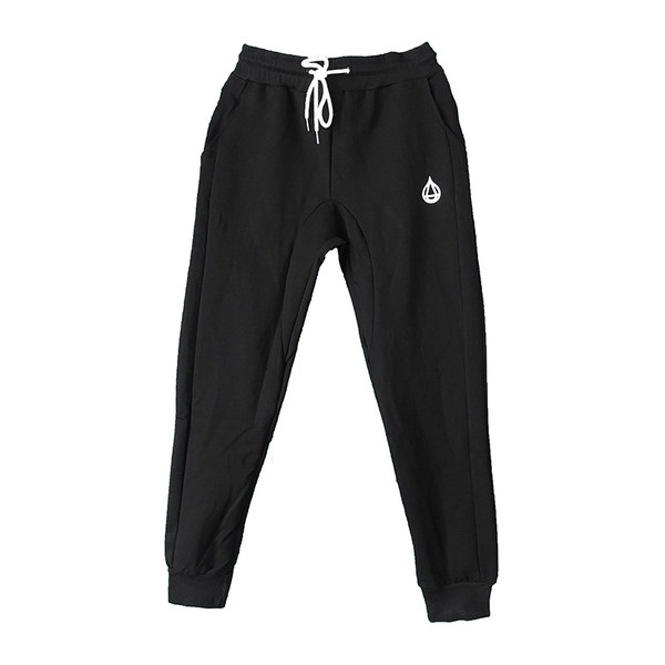 Alkalmi férfi sportnadrág fekete-fehér színben