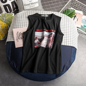 Ανδρικό μπλουζάκι σε μαύρο και άσπρο με εφαρμογή