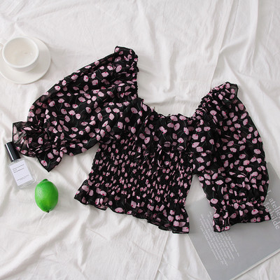 Stílusos női ing virágos motívumokkal, három színben