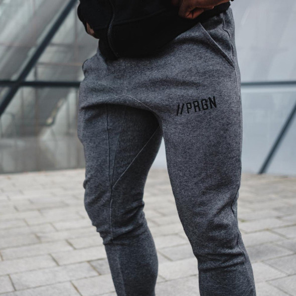 Μοντέρνα ανδρικά αθλητικά παντελόνια σε δύο χρώματα με επιγραφή