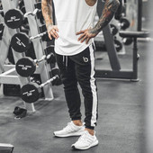 Sport-alkalmi férfi nadrág két színben nyakkendővel-két modell