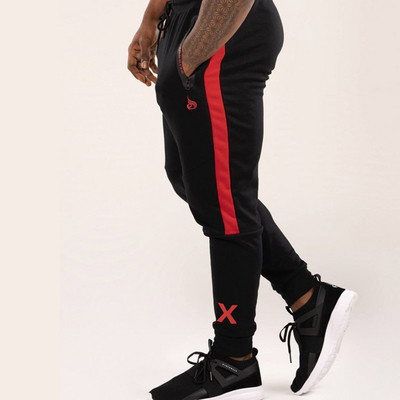 Модерен мъжки спортен панталон в два цвята с апликация