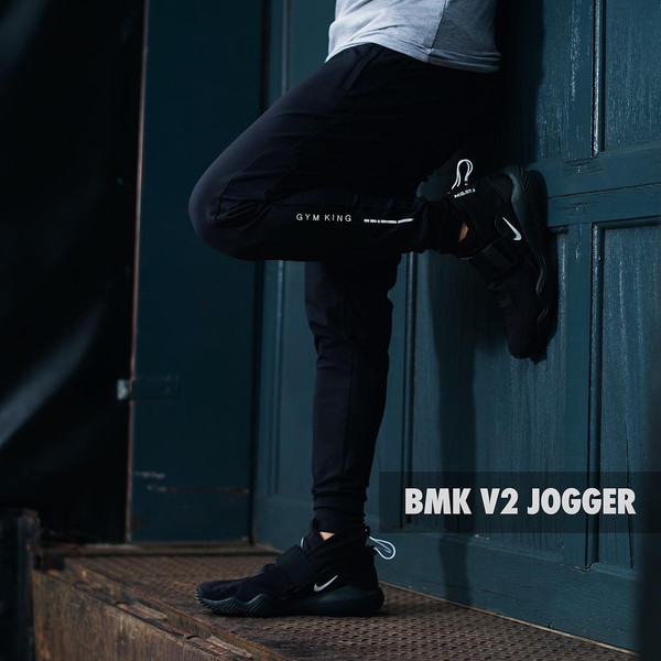 Ανδρικά αθλητικά παντελόνια με επιγραφές δύο χρωμάτων