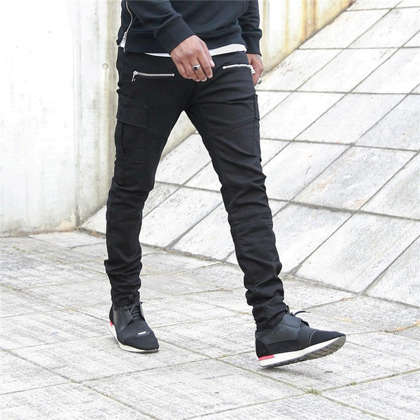 Κομψά ανδρικά παντελόνια σε δύο χρώματα με φερμουάρ