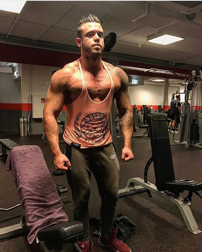 Αθλητικά ανδρικά παντελόνια σε διάφορα χρώματα με επιγραφή