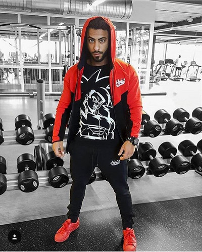 Αθλητικά ανδρικά παντελόνια σε διάφορα χρώματα με επιγραφή