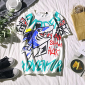 Modern, rövid ujjú férfi póló, két színben