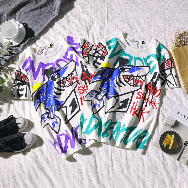 Modern, rövid ujjú férfi póló, két színben