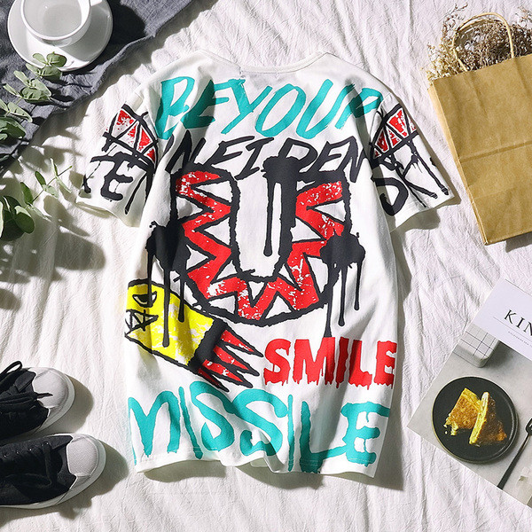 Modern, rövid ujjú férfi póló, két színben