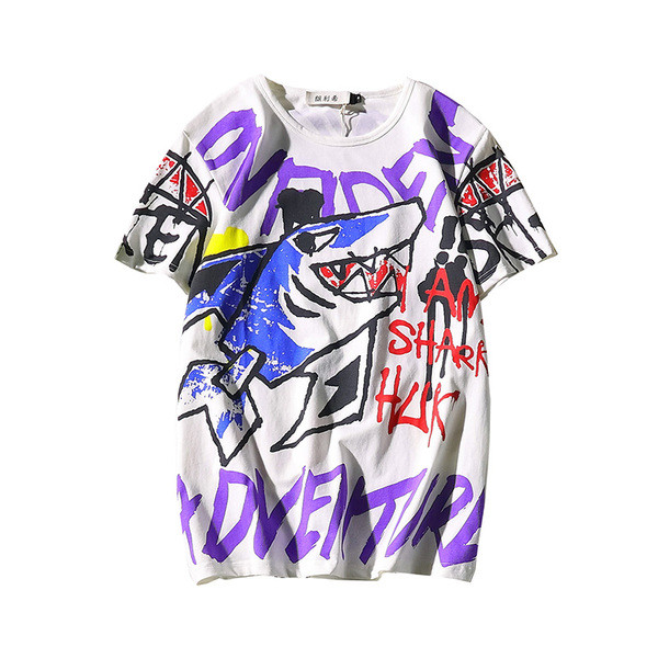 Modern, rövid ujjú férfi póló, két színben