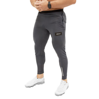 Pantaloni sport si casual barbatesti in doua culori cu emblema