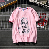 Aktuális férfi póló három színben rátéttel