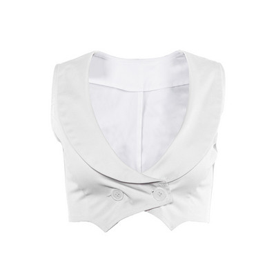 Σύγχρονο γυναικείο μπουστάκι σε λευκό χρώμα