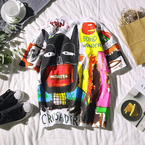 Tricou casual pentru bărbați cu decolteu O și mâneci scurte