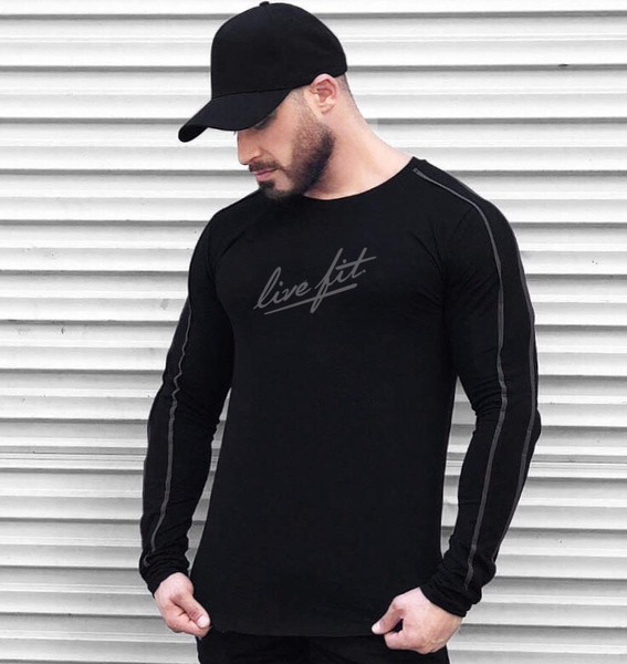 Modern férfi blúz két színben felirattal