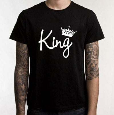 Σύγχρονη μπλούζα με επιγραφή σε μαύρο χρώμα