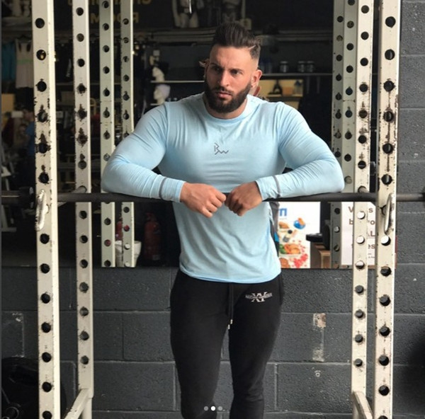 Egyszerű férfi blúz, hosszú ujjal, két színben