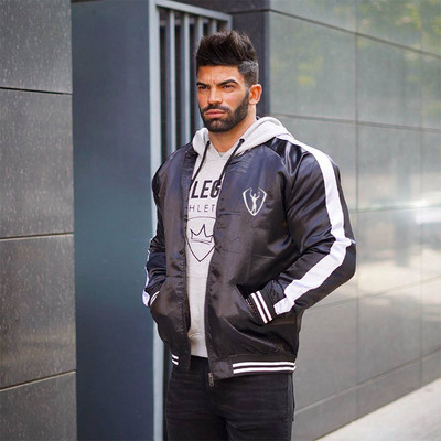 Ανδρικό μοντέρνο ανοιξιάτικο μπουφάν σε δύο χρώματα