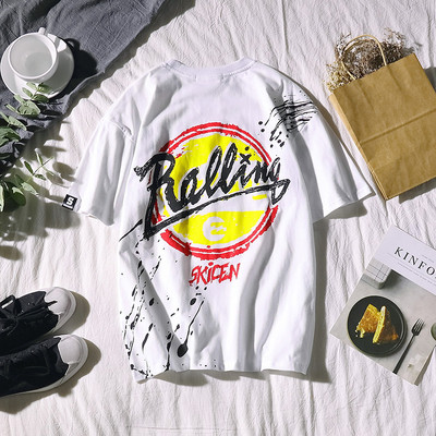 Férfi póló négy színben felirattal