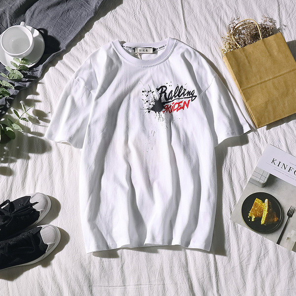 Férfi póló négy színben felirattal