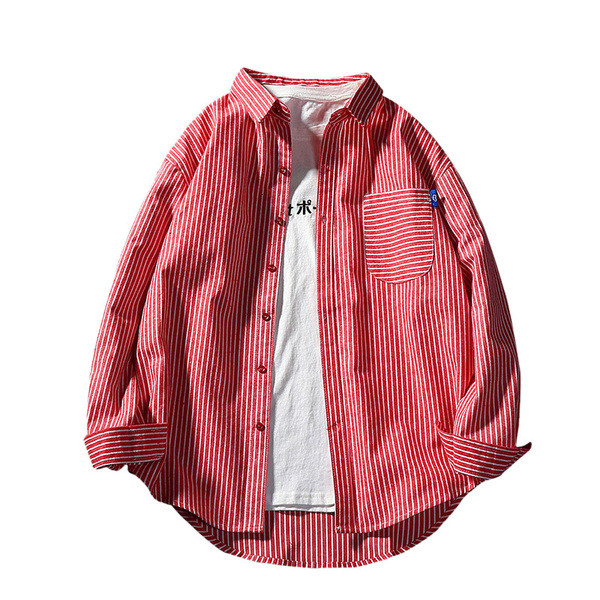 Modern férfi ing három színben, zsebbel