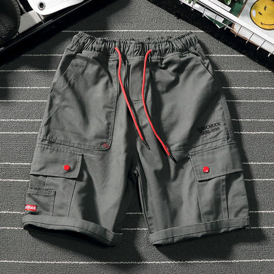 Férfi rövidnadrág három színben, zsebekkel és nyakkendőkkel