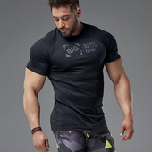 Modern férfi póló két színben, rátéttel