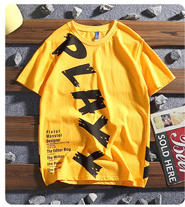 Ανδρικό μπλουζάκι σε τέσσερα χρώματα με επιγραφές