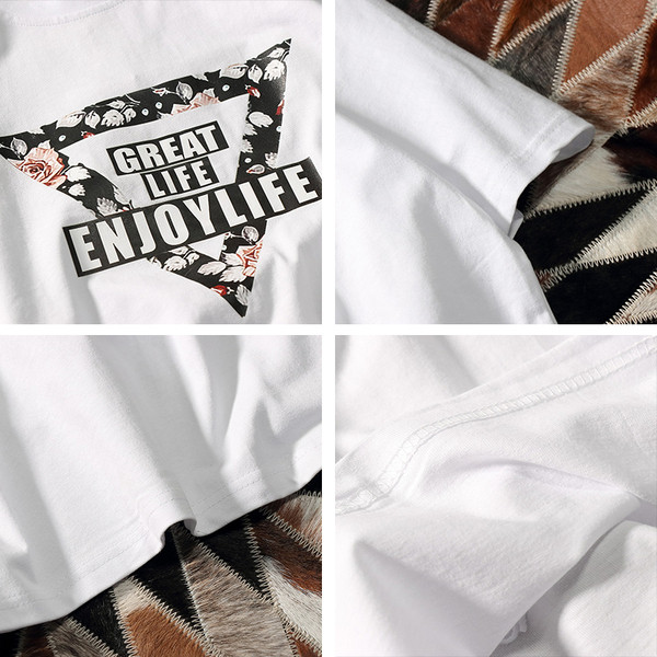 Férfi póló rövid ujjal és O-alakú gallérral - három színben