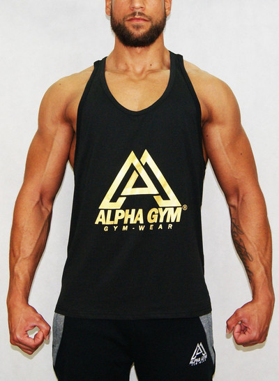 Modern férfi felső négy színben rátéttel