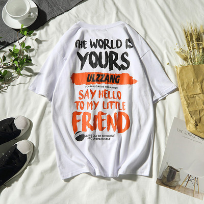 Három színben feliratos férfi alkalmi póló