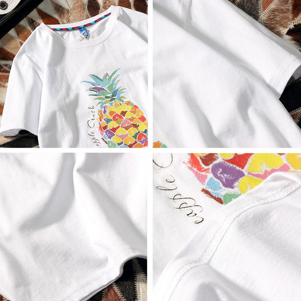 Férfi póló három színben rátéttel és felirattal