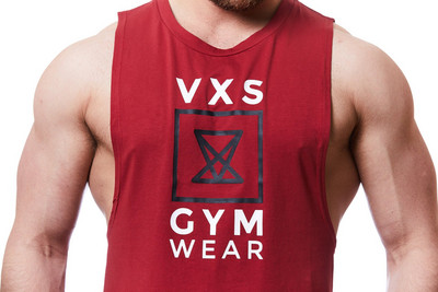 Modern férfi felső három színben felirattal