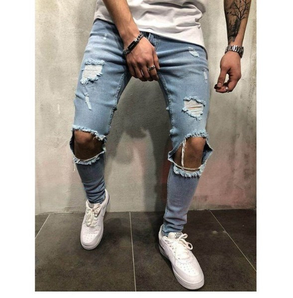 Modern férfi farmer szürke, fekete és kék színekben