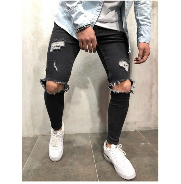 Modern férfi farmer szürke, fekete és kék színekben