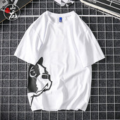 Ανδρικό μπλουζάκι σε πέντε χρώματα με εφαρμογή