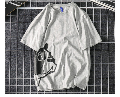 Ανδρικό μπλουζάκι σε πέντε χρώματα με εφαρμογή