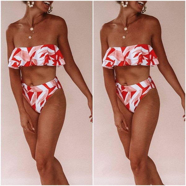 Modern kétrészes fürdőruha