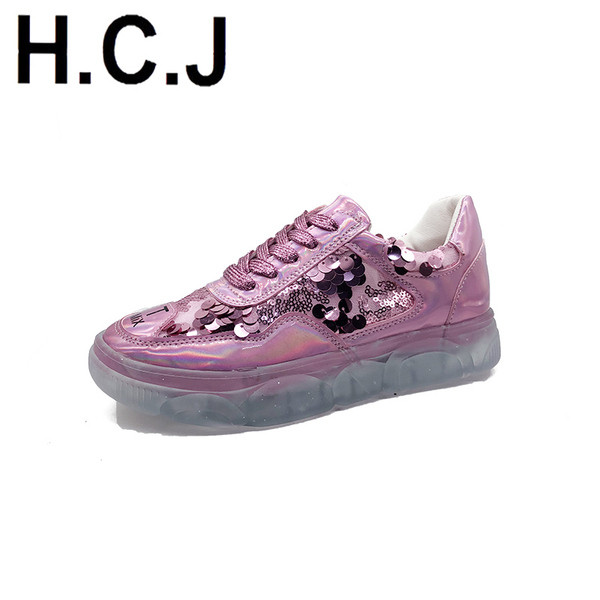 Stílusos női tornacipő elemmel - flitterekkel három színben