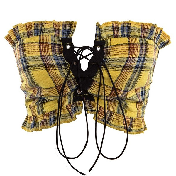 Kockás női melltartó, két színben