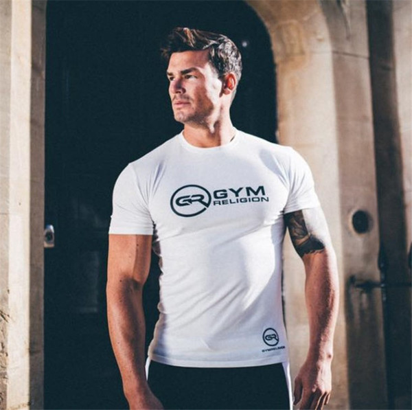 Férfi sportpóló fekete-fehér színben felirattal