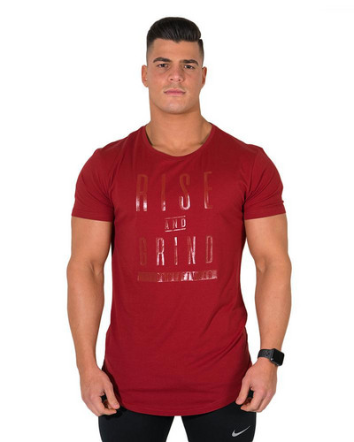 Modern férfi póló három színben felirattal