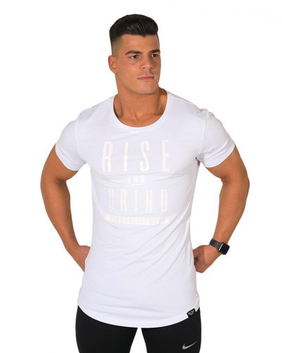 Modern férfi póló három színben felirattal