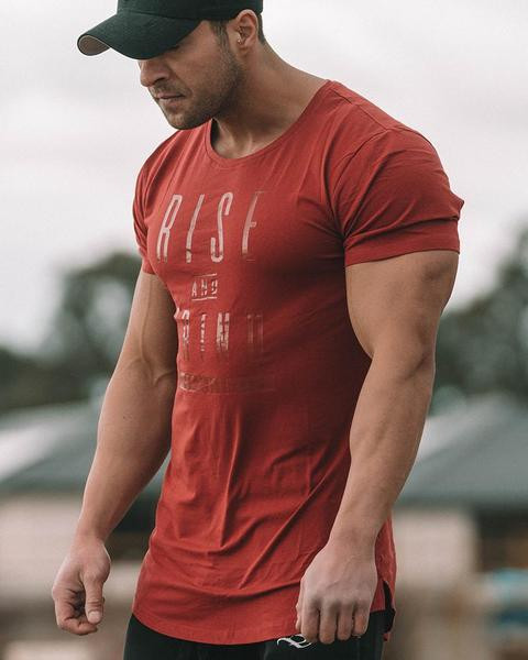 Modern férfi póló három színben felirattal