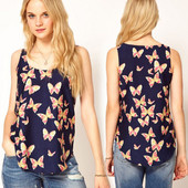 Nappali női felső, kék színben