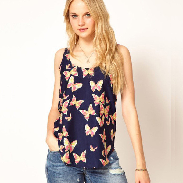 Nappali női felső, kék színben