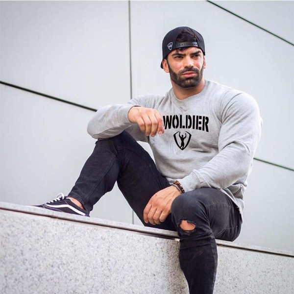 Modern férfi blúz három színben felirattal