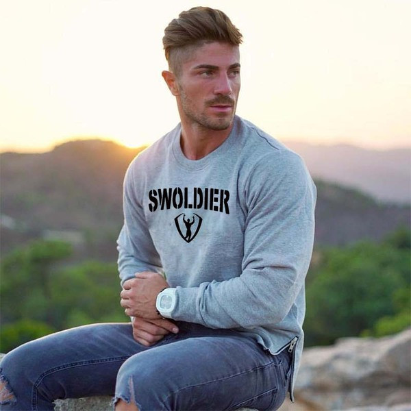 Modern férfi blúz három színben felirattal